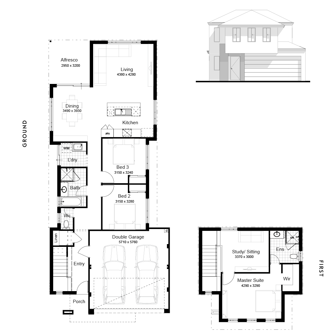 The Avonmore floor plans