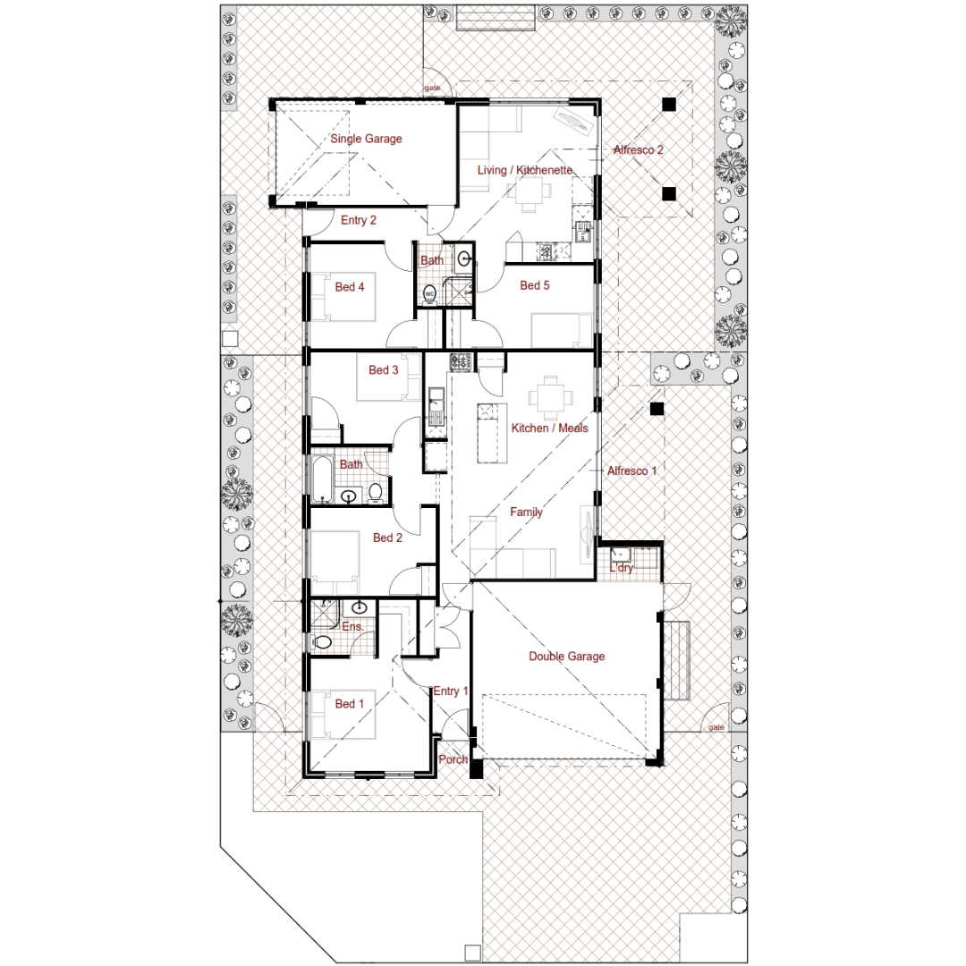 Dual Key Duo Corner floor plans